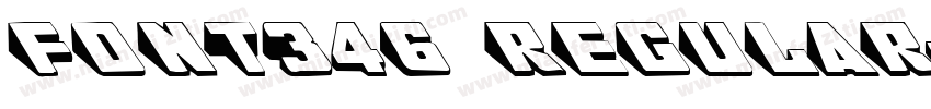 font346 Regular字体转换